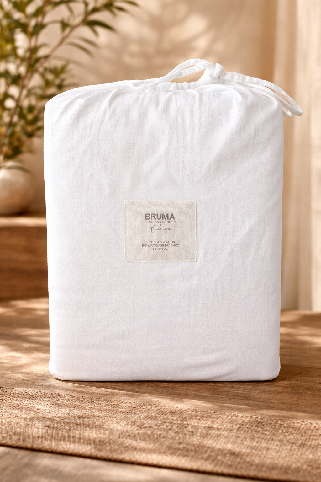 FUNDA DE PLUMÓN BRUMA BLANCO