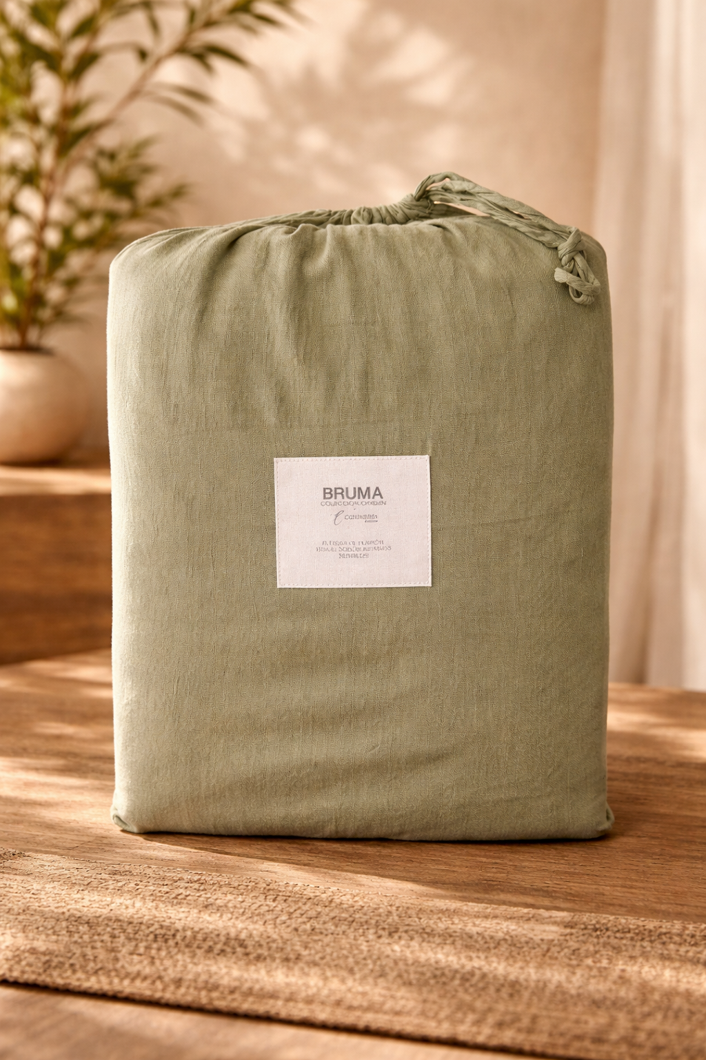 FUNDA DE PLUMÓN BRUMA VERDE OLIVO