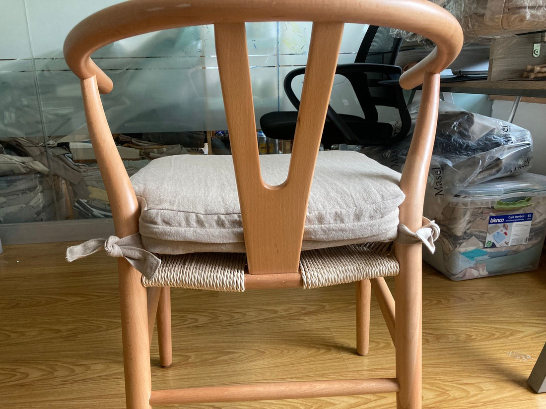 COJINES LINO CULLA  SILLA RATAN