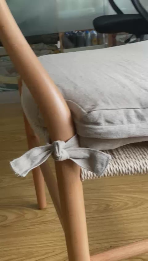 COJINES 100% LINO SILLA RATAN